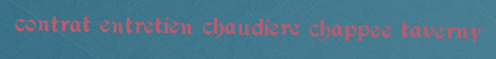 Contrat entretien chaudiere Chappee Taverny